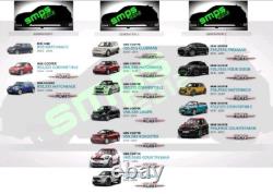 Mini One/Cooper F56, F55, F57 Avant Noir Brillant Grille Housse, Milieu 3 Bande