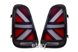 Mini One Cooper Jeu de Feux Arrière LED Union Jack Rouge Noir R50 R52 R53 01-07
