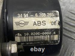 Mini One Cooper R50 53 Bloc hydraulique / calculateur ABS 6760265 ORS51093
