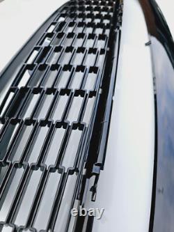 Noir Brillant Grille pour Mini R55 R56 R57 One Et Cooper 3 Pièce 2006-2009