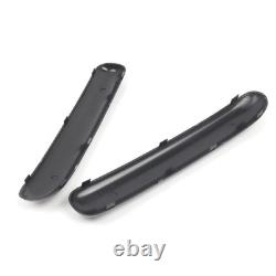 Pair Front Bumper Trim Set Pour Mini One Cooper R50/R52/R53 01-2004 Carbon Fibre