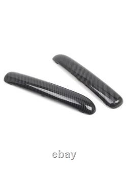 Pair Front Bumper Trim Set Pour Mini One Cooper R50/R52/R53 01-2004 Carbon Fibre