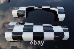 Panneau / Revêtement Habitacle Drapeau à Damier Pour Mini One Cooper En F56 F55
