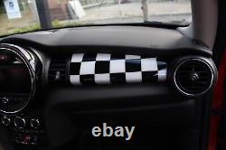 Panneau / Revêtement Habitacle Drapeau à Damier Pour Mini One Cooper En F56 F55