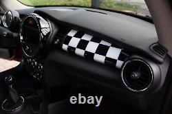 Panneau / Revêtement Habitacle Drapeau à Damier Pour Mini One Cooper En F56 F55