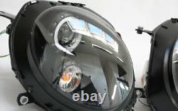Phares LED Ange Yeux Pour Mini Cooper R55 Noir avec Moteur Ece Top