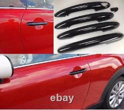 Poignée de Porte Revêtements Brillant Noir pour Mini One Cooper F54 F55 F60