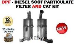 Pour Mini One Cooper D R56 2009- Diesel DPF Suie Filtre et Chat Kit