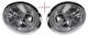 Pour Mini One / Cooper R50, R52, R53 04-phare Avant Droit +gauche &Eacute;lectrique Fast