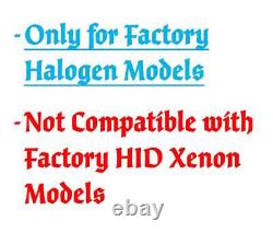 Svetlomety LED DRL Look pour BMW pour Mini COOPER R50 R52 R53 Denné svetlo Ciern