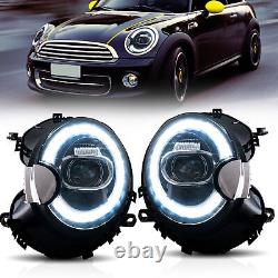 VLAND Complets LED Phares Pour BMW mini Cooper 2007-12 2013 R55 R56 R57 R58 R59