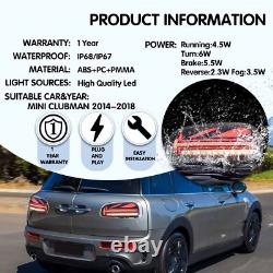 VLAND feux arrière fumé LED Pour Mini Cooper Clubman F54 N 2015-2023