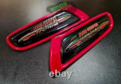 Véritable Mini John Cooper Works F56 Noir Côté Chrome Panier Embouts Jcw