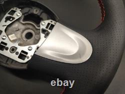 Volant Mini Cooper ONE R55 R56 R57 2 rayons cuir point rouge