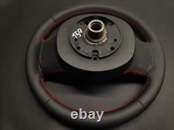 Volant Mini Cooper ONE R55 R56 R57 2 rayons cuir point rouge